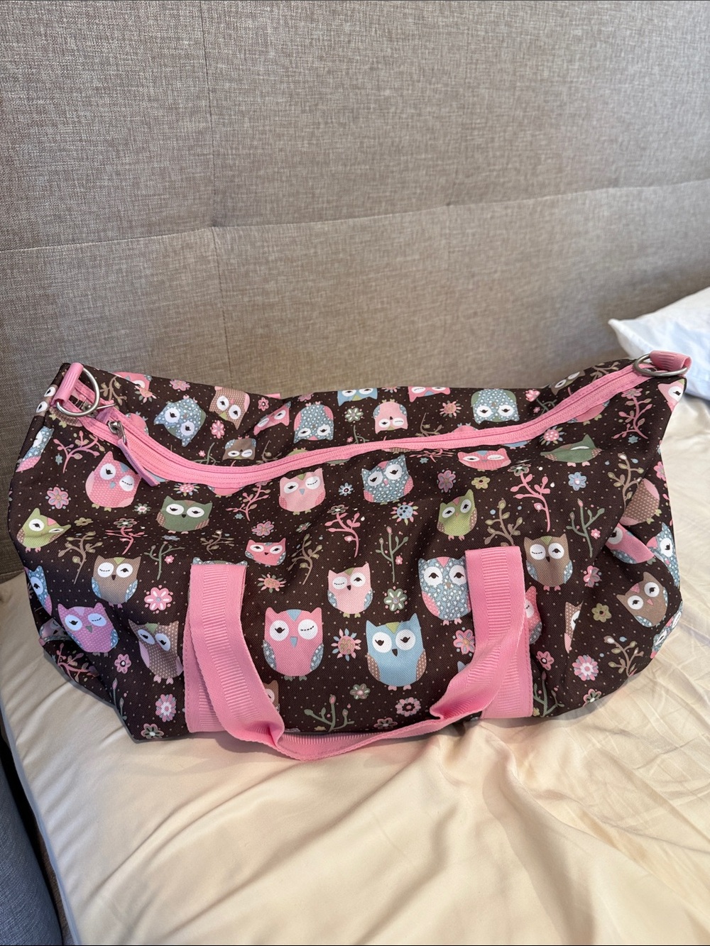 Pottery barn owl duffle bag travel